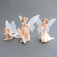 thumbnail image 5 of Dserhfy Flower Fairy Figurine Wedding Birthday Cake Topper Dollhouse Ornament Desk Decor, 5 of 8