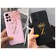 thumbnail image 1 of Xiaomi Redmi 10 2022 Moda Corona Sakura Letra Inicial Carcasa Del Teléfono Redmi10 4G Silicona Suave TPU Caso, 1 of 4