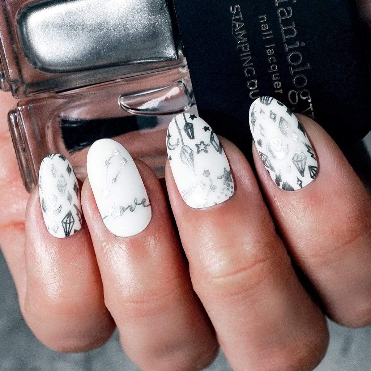 Maniology Crystal Galaxy: Space-Themed Nail Stamping Starter Kit Bundle