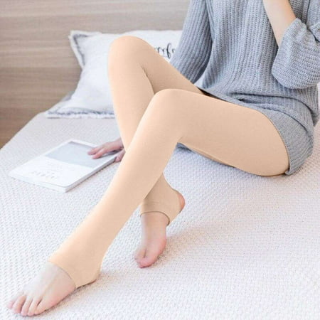 

ãYilirongyummã Socks Womens Tights Warm Silken Mist Opaque Thickened Solid Color Seamless Lined Thermal Pantyhose Stockings