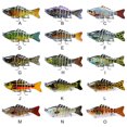 thumbnail image 3 of Lot de 3 Leurres de Pêche Eau Salée Appâts Réutilisables avec Perle Attraction Extérieure Swimbaits Artificiels Crankbait 10cm Type 13, 3 of 8