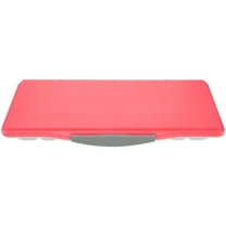 OFFIGAM 1Pack Empty Watercolor Pans Paint Palette For Art Tool Rosy Color Compact Shape Classroom Use