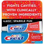Crest Kids Cavity Protection Sparkle Fun Flavor Toothpaste 4.6 oz - Pack of 2