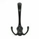 thumbnail image 1 of Wall Hooks With Screws Storage Wall Hanger Wall-mounted Wardrobes Chrome. (black)(1pcs), 1 of 5