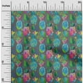 thumbnail image 2 of oneOone Cotton Silk Gray Fabric Pineapple Quilting Supplies Print Sewing Fabric By The Yard 42 Inch Wide, 2 of 6