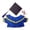 A006- Style F, variant on Stuffed Animals Graduation Outfit Fits 10 to 12 Inch Plush Stuffed Animals Black Satin Ribbon Graduation Cap Gown and Mini Diploma Set
