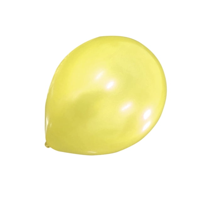 Injueey 100 Uds 10 pulgadas 1,5g Globos de látex perlado fiesta de feliz cumpleaños boda adornos navideños Globo niños bolas de aire Globos Kits de decoración para fiestas amarillo Injueey HA002049-22