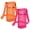 Orange & Hot Pink, variant on Aspire 2 PCS Water Bottle Holders with Adjustable Shoulder Strap, Water Bottle Carrier Bag with Pouch for Travel, Walking