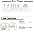 thumbnail image 2 of Blczomt Push Up Bras for Women Front Closure Comfort Red No Underwire Bras, 2 of 2