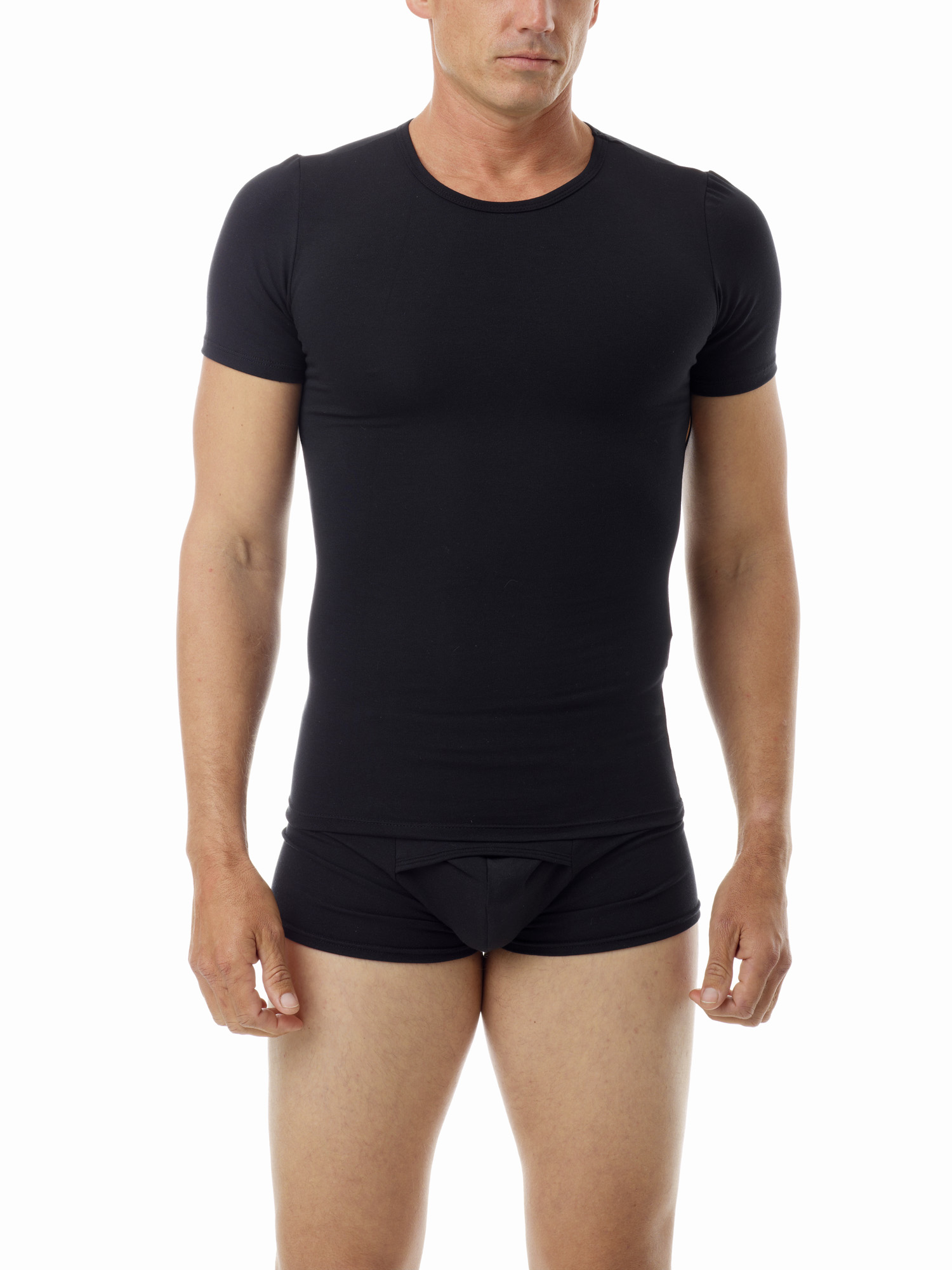 black spandex shirt