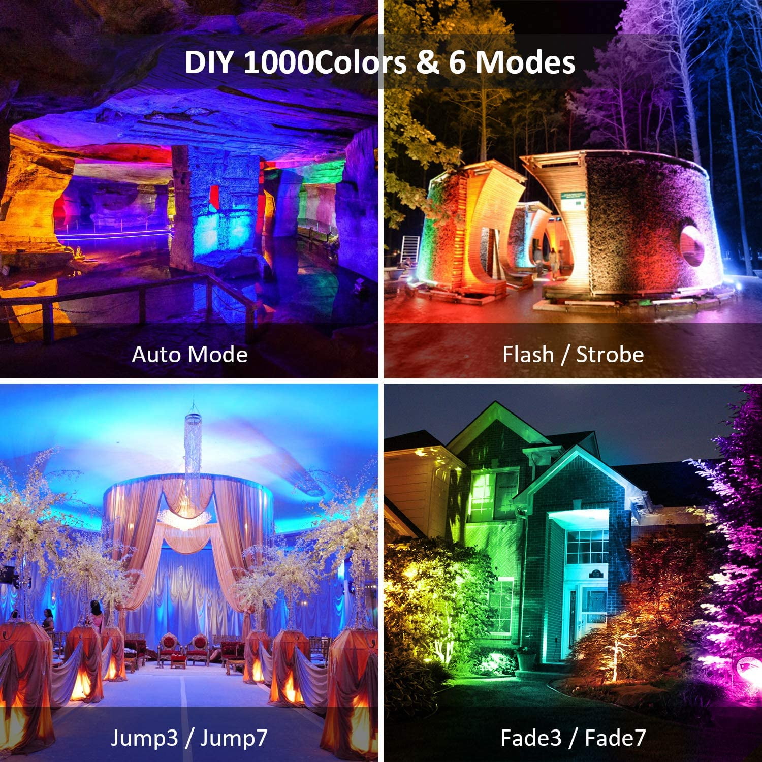 25w RGB D Flood Light Color Changing 
