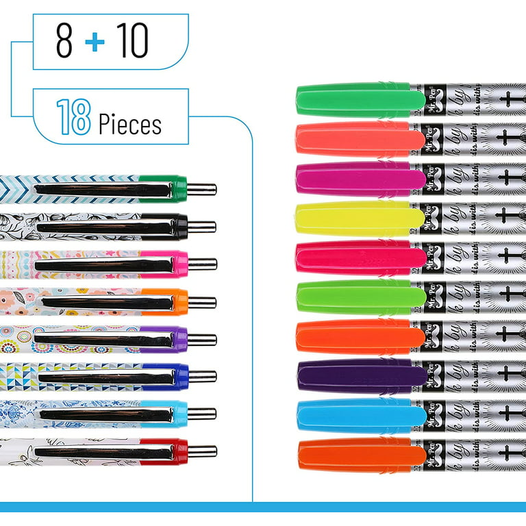 Mr. Pen Fineliner Pens and Dual Tip Highlighters  Review #bible  #highlights #biblemarking 