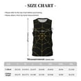 thumbnail image 4 of Naloa Golden Spider Web Basketball Jersey Reversible Men's Mesh Athletic Sports Shirts Training Practice S-4XLLarge, 4 of 6
