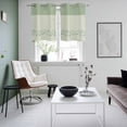 thumbnail image 3 of Sage Green Botanical Kitchen Curtains Window Panels, Spring Floral Leaf Insulated Window Treatment Curtain, Grommet Curtains for Bedroom/Living Room/Bathroom, 2 Piece 27.5"Wx39"L, 3 of 8