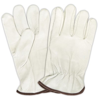 

NS Hand Protection Straight Thumb Grain Leather Driver s Gloves Small (3 Pairs)