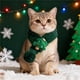 thumbnail image 1 of Bufanda navideña de punto para mascotas, cálida y cómoda, adecuada para perros y gatos pequeños, medianos y grandes. Un accesorio festivo para mascotas para Navidad y uso diario. Una bufanda., 1 of 3