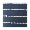 thumbnail image 2 of LR Home Denver Cotton Blend Poly Filled Pillow in Blue/Ivory, 20" x 20", 2 of 9