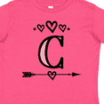 thumbnail image 4 of Inktastic Letter C Monogram Tribal Arrow Girls Toddler T-Shirt, 4 of 5