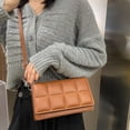 thumbnail image 4 of Bolso de cuero de PU para mujer, bolso con asa superior, informal marrón1 jinwen bolsos cruzados de mujer, 4 of 7