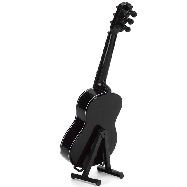 Guitar Model Gift Wood Materials Guitar Stand Guitar Model, Musical Instrument Model Guitar Case Mini Guitar Model Bedroom For Gift