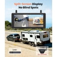 thumbnail image 7 of 7.2" DVR Portable Solar  Backup Camera: 1080P 2 Min Quick Installation Support 2 Split Screen  up Camera, IP69K  Reverse Camera for , Van, SUV, , Trailer, 7 of 7
