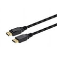 thumbnail image 3 of Monoprice Braided DisplayPort 1.4 Cable - 6 Feet - Gray, 8K Capable For Graphic Design, TV Walls and PC Gaming, 3 of 6