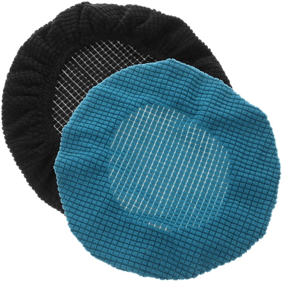 Worgeous 2Pcs Barstool Seat Covers Round Simple Style for Restaurant Owners