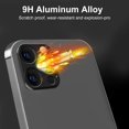 thumbnail image 3 of [3 Pack] IBAOLE pour iPhone 12 Pro Max 6.7 Pouces IBAOLE Protecteur d'Objectif avec Protection de Cadre en Alliage d'Aluminium, [Sans Classe] [Résistant aux Rayures] [Facile à Installer] - BlackBlack-, 3 of 8