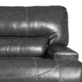 thumbnail image 2 of Wide 2 Seater Sofa with Manual Recliner and Track Arms, Gray, 2 of 5