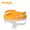Orange_Base#9189, variant on Finger Pointing Silicone Bookmark Thumb Page Holder for Reading Progress, Funny Gift for Students and Office Use (1 Pack)