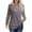 A Coffee Grey, variant on UVN Blouses for Women Pleated Long Sleeve Shirts Casual Crew Neck Tunic Tops