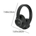 thumbnail image 3 of Back to School Gifts under $5 Bluetooth 5.3 Headworn Wireless Headphones HiFi Sound Quality HD Call Foldable Design Bluetooth Headphones on Clearance, 3 of 8