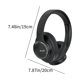 thumbnail image 3 of Precios Especiales, Auriculares inalámbricos con Bluetooth 5.3, calidad de sonido de alta fidelidad, llamadas HD, diseño plegable, auriculares Bluetooth Akmoler, 3 of 9