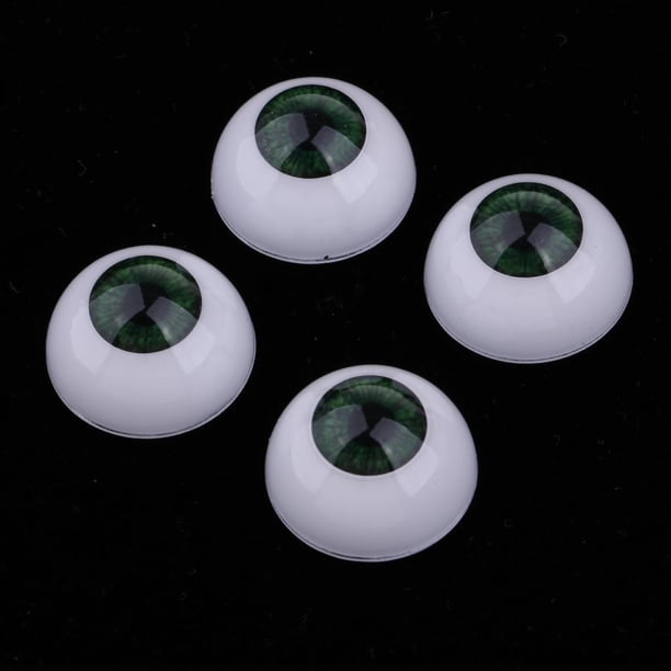 Ojos Acrílicos de seguridad Macarena 24 mm Verde para DIY Accesorios de muñeca de Bricolaje