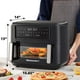 thumbnail image 3 of Elite Gourmet EAF1055D - Horno freidora de aire de doble zona, 11 cuartos Capacidad con divisor, acabado sincronizado, cesta apta para lavaplatos, 10 funciones preestablecidas, 1600 vatios, con, 3 of 5