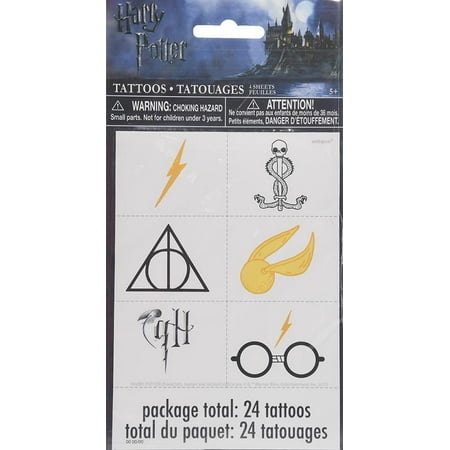 Harry Potter Color Tattoos, 24ct