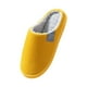 thumbnail image 3 of Zapatillas calientes de la casa zapatillas calzado de calzado Tobogán zapatos de moda para el otoño y el invierno encantadores sin deslizar el Amarillo 38 a 39, 3 of 8