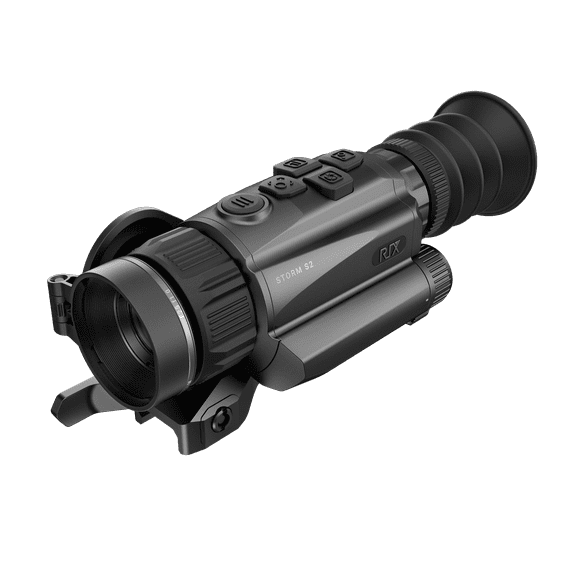 RIX Storm-S2 12um 256 Thermal Scope 25mm Thermal Imaging RifleScope, 50Hz Refresh Rate, Thermal Scope with 1422 Yards Detection Range and 3.5X Base Magnification, 0.9lb