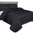 thumbnail image 1 of Edredón Ligero Bordado con Fundas King Size Negro Dos Vistas Ebano, 1 of 9