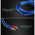 thumbnail image 2 of Short Long 2 RCA Cable HDTV Stereo Audio Male to Male Wire Cord Subwoofer, 2 of 8