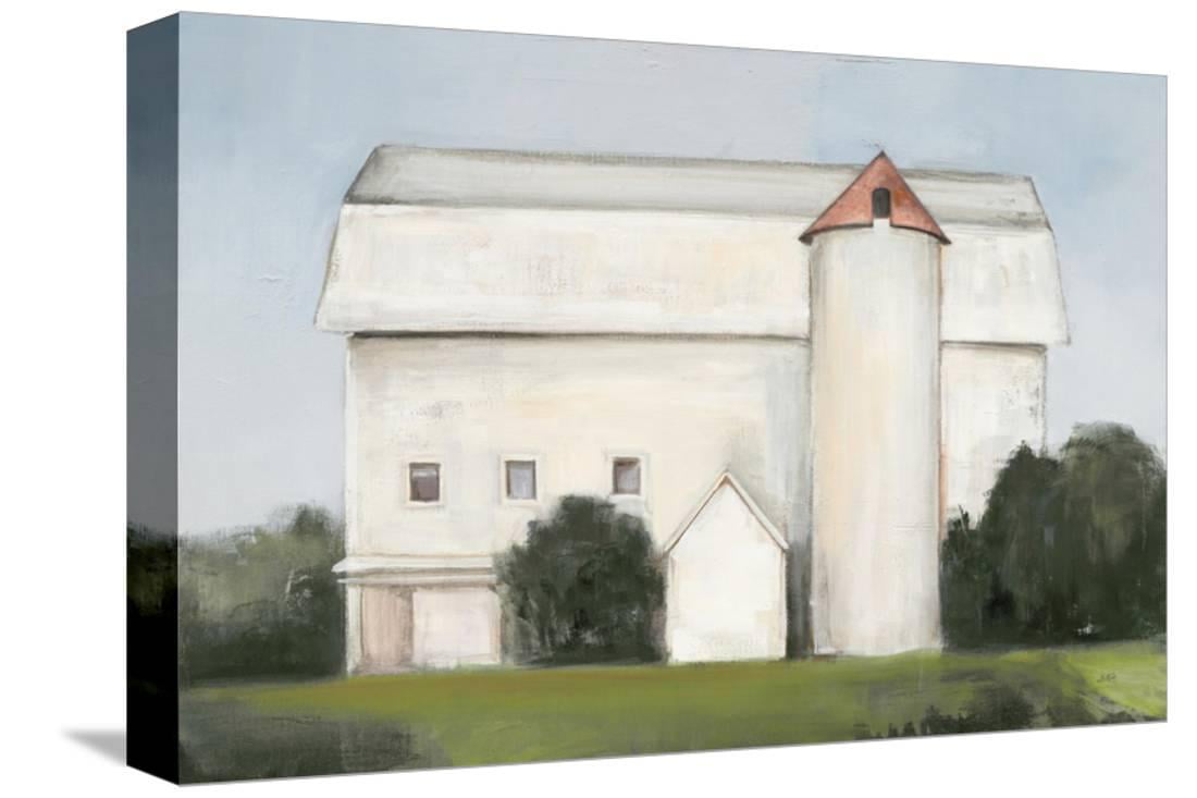 12x18 Gallery Wrapped Stretched Canvas Country Kitchen Farm on White 