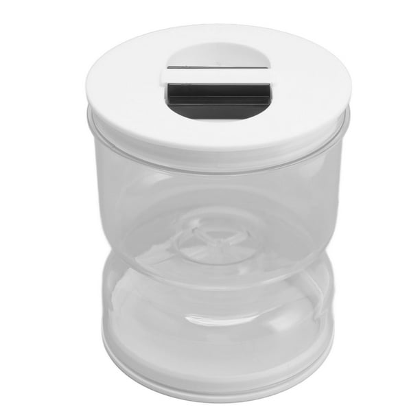 Dry Wet Separation Pickle Jar with Strainer Flip, Kitchen Hourglass