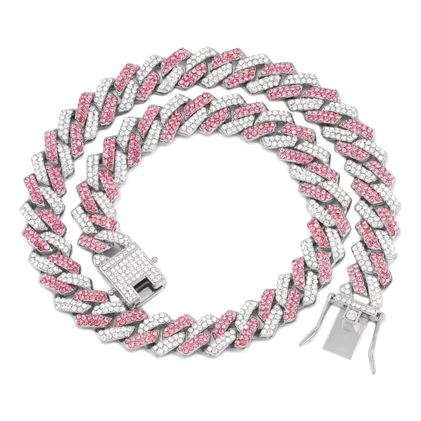 Fasdecon Collar De Cadena De Oro Para Perros Collar Cubano D