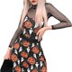 thumbnail image 3 of Txlixc Vestido de tirante femenino, vestido de verano de calabaza de Halloween con cuello en u Txlixc moda, 3 of 8