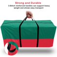 thumbnail image 5 of Bolsa De Almacenamiento Para Árbol De Navidad, Se Adapta A Árboles Artificiales De Hasta 10 Pies De Altura, Material Oxford 600D, Bolsa De Almacenamiento Resistente A La Humedad Con Asas Reforzadas Du, 5 of 5