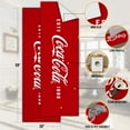 thumbnail image 2 of Ottomanson Coca-Cola Logo Machine Washable Non-Slip Rubberback 2x5 Runner Rug, 20"x 59", Red, 2 of 7