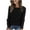 Black, variant on Bovxnpu Fall Winter Plus Size Tops for Women, Womens Long Sleeve Shirt Tops Loose Casual Fall Thick T Shirts Winter Outs Trendy Clothes