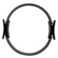 thumbnail image 2 of Anillo de resistencia para yoga y pilates de 4 colores con doble agarre para muslos y piernas, color negro, 2 of 14