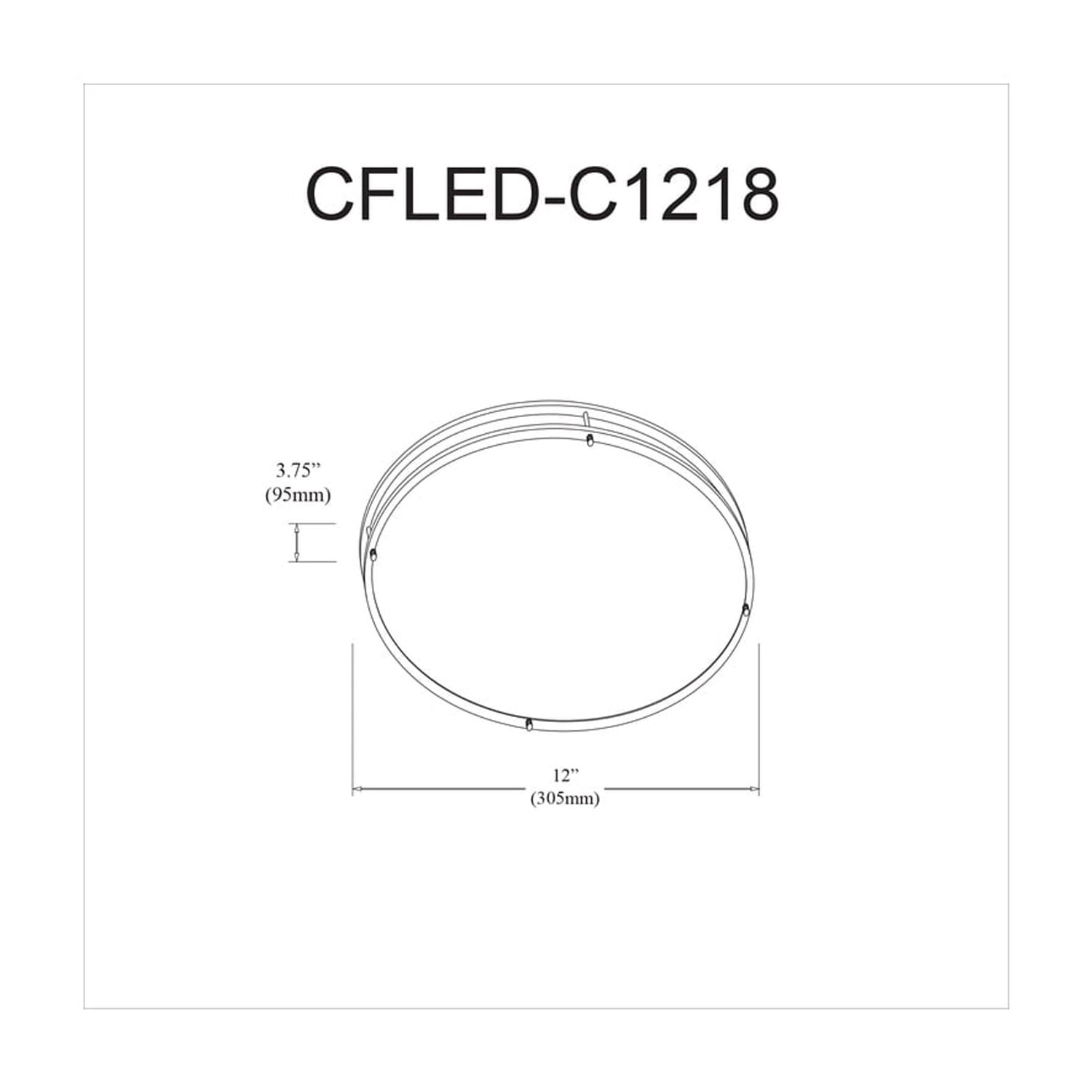 Flush Mount Ceiling Light - Modern Interior Lighting Fixture