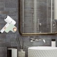 thumbnail image 6 of PP Hair Dryer Wall Mount, White Mint Green Green, 5.9x3.93x4.33in, Self-Adhesive Hanging Organizer for Bathroom, 6 of 8